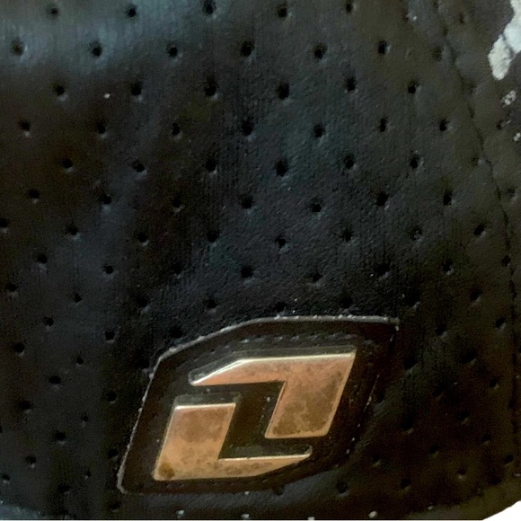 RARE MONSTER ENERGY-KYLE LOZA-Gray & Black Leather DNC Hat Cap-Fitted -7 3/8" - Picture 2 of 3